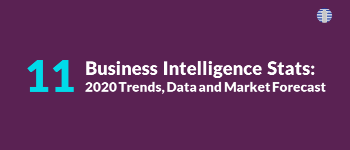 Business Intelligence Stats: 2020 Trends, Data, and Market Forecast